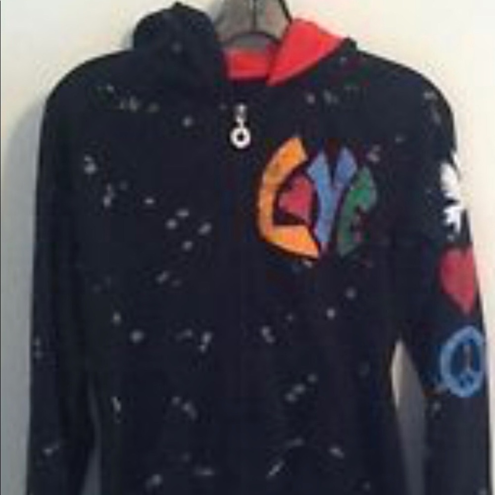 “LOVE” Black Graphic Hoodie